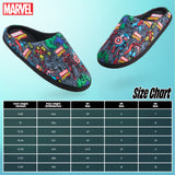 Marvel Mens Slippers Avengers  Novelty Slippers