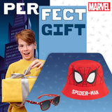Marvel Kids Bucket Hat and Sunglasses Set, Lightweight Sun Hat 100% UV Protection Sunglasses - Kids Gifts