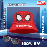 Marvel Kids Bucket Hat and Sunglasses Set, Lightweight Sun Hat 100% UV Protection Sunglasses - Kids Gifts