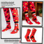 Mickey Mouse Womens Pyjamas, Loungewear and Fluffy Socks Stitch Gift Set 3