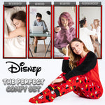 Mickey Mouse Womens Pyjamas, Loungewear and Fluffy Socks Stitch Gift Set 1
