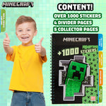 Minecraft Sticker Book for Kids with with 28 Sheets and 1000 Stickers - Get Trend