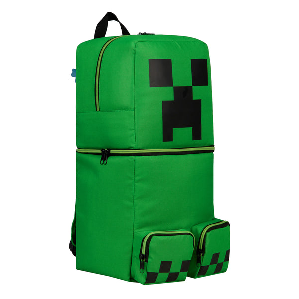 Minecraft Children's Backpacks for Boys, Creeper Green Rucksack - Get Trend