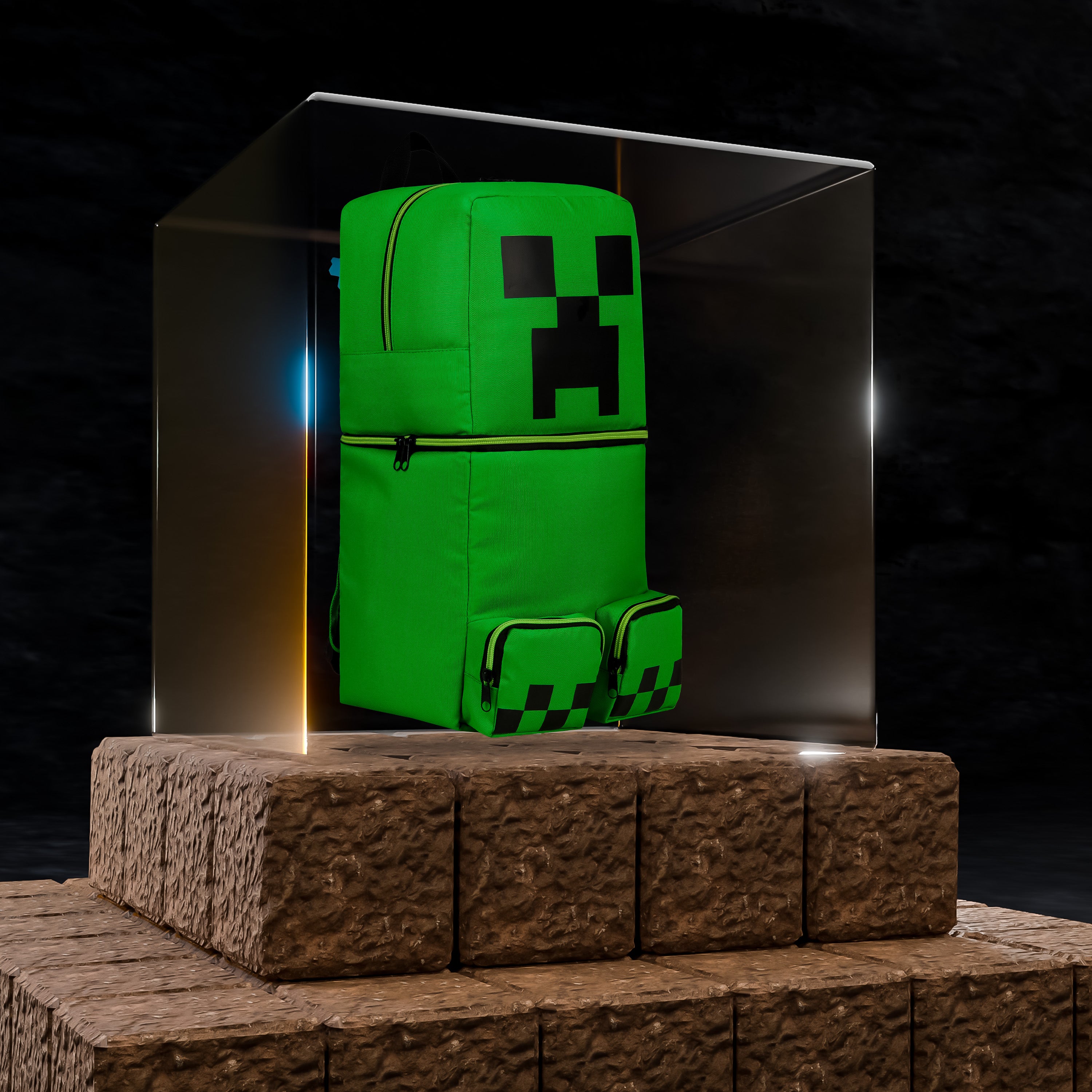 Minecraft Children's Backpacks for Boys, Creeper Green Rucksack - Get Trend