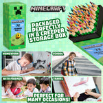 Minecraft Colouring Pencils Set for Kids 72 Pencils Colouring Box Creeper Design - Get Trend