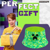 Minecraft Bucket Hat  for Boys - Eat, Sleep, Repeat Bucket Hat for Kids - Get Trend