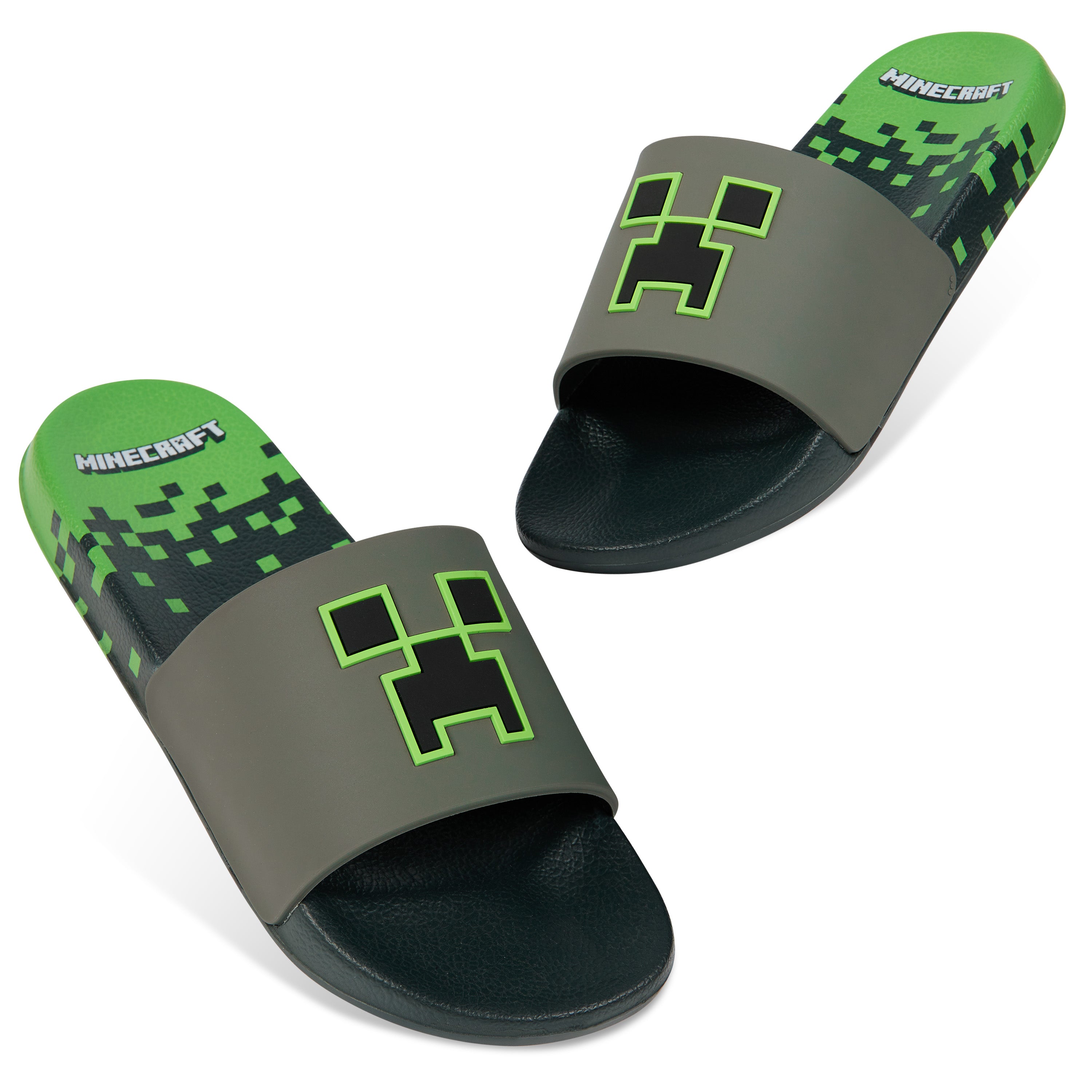 Minecraft Sliders for Boys and Teenagers Kids Flip Flops - Get Trend