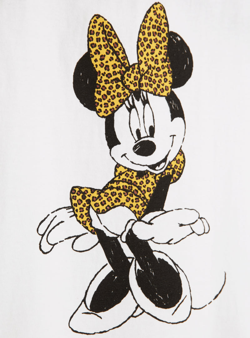 Disney Minnie Mouse Girls Pyjamas, Cotton Short Kids PJs, Official Merchandise