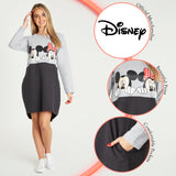 Disney Sweater Dress Mickey Mouse Minnie Mouse Oversized Hoodie Dress Soft Breathable Lounge Wear Casual Dresses for Women and Teenagers Stitch Gifts for Women