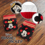 Disney Sock Slippers for Women and Teenagers Fleece Non Slip One Size Minnie Mouse Gifts for Women