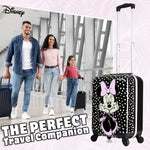 Disney Carry On Suitcase for Kids, Minnie Mouse Cabin Bag with Wheels - Get Trend