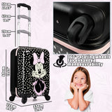 Disney Minnie Mouse Suitcase Hard Shell 49 x 33 x 22 30L Capacity 4 Spinner Wheels