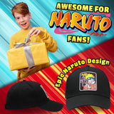 Naruto Boys Cap Summer Holiday Essentials Adjustable Strap Peaked Baseball Cap