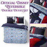 Disney Stitch Duvet Cover and Pillowcase Set Kids Teens Bedding Bedroom Accessories - Double (Black Jack Sally Double)