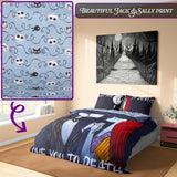 Disney Stitch Duvet Cover and Pillowcase Set Kids Teens Bedding Bedroom Accessories - Double (Black Jack Sally Double)