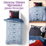 Disney Stitch Duvet Cover and Pillowcase Set Kids Teens Bedding Bedroom Accessories - Single (Black Jack Sally Single)