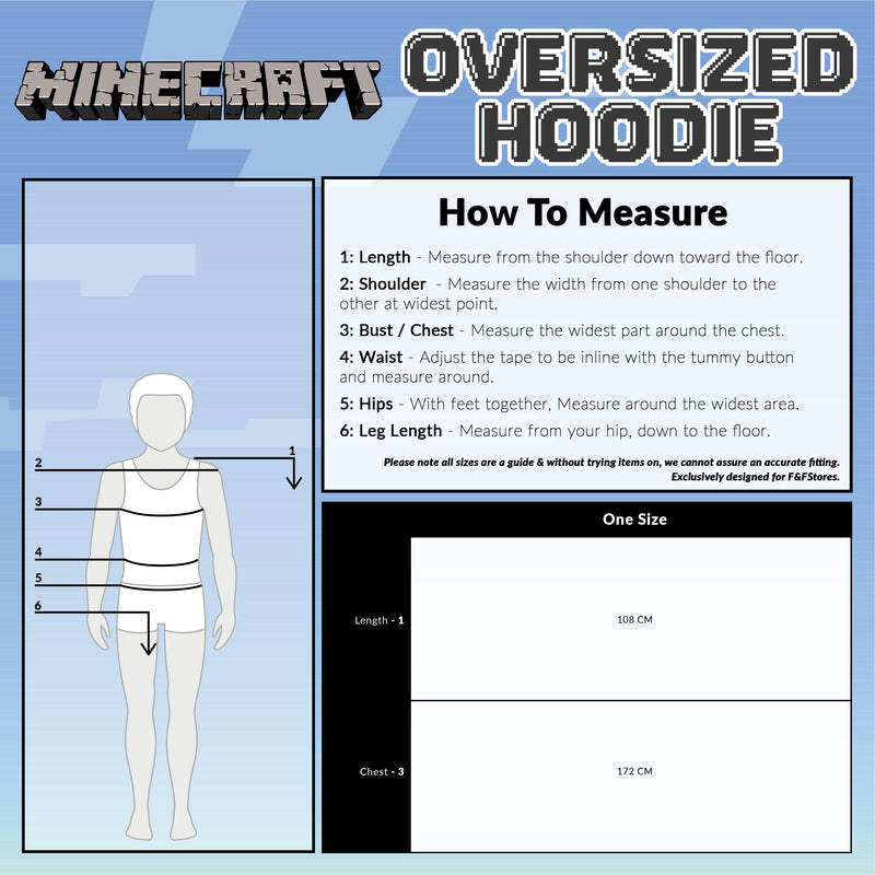 Minecraft Fleece Hoodie Blanket for Kids - Green