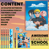 Naruto Stationery Set, Naruto Bumper Set - Get Trend