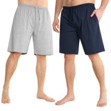 CityComfort Cotton Pyjama Shorts with Elasticated Waist for Men - 2 Pack - Get Trend