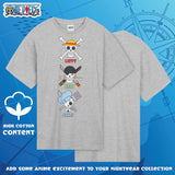 One Piece Boys Short Pyjamas Set, Breathable Lounge Wear - Anime Gifts