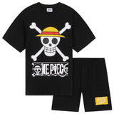 One Piece Boys Short Pyjamas Set, Breathable Lounge Wear - Anime Gifts