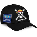 One Piece Cap for Kids Teenagers Peaked Baseball Cap Lightweight Sun Hat Casual Sports Running Hat Adjustable Strap Holiday Essentials Anime Gifts Black - Get Trend
