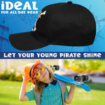 One Piece Cap for Kids Teenagers Peaked Baseball Cap Lightweight Sun Hat Casual Sports Running Hat Adjustable Strap Holiday Essentials Anime Gifts Black - Get Trend