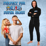 One Piece Adult Onesie for Men Teenagers Hooded Fleece Onesies For Men