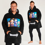 Dragon Ball Z Blanket Hoodie for Men and Teenagers - Cosy Oversized Fleece Hoodie - Get Trend