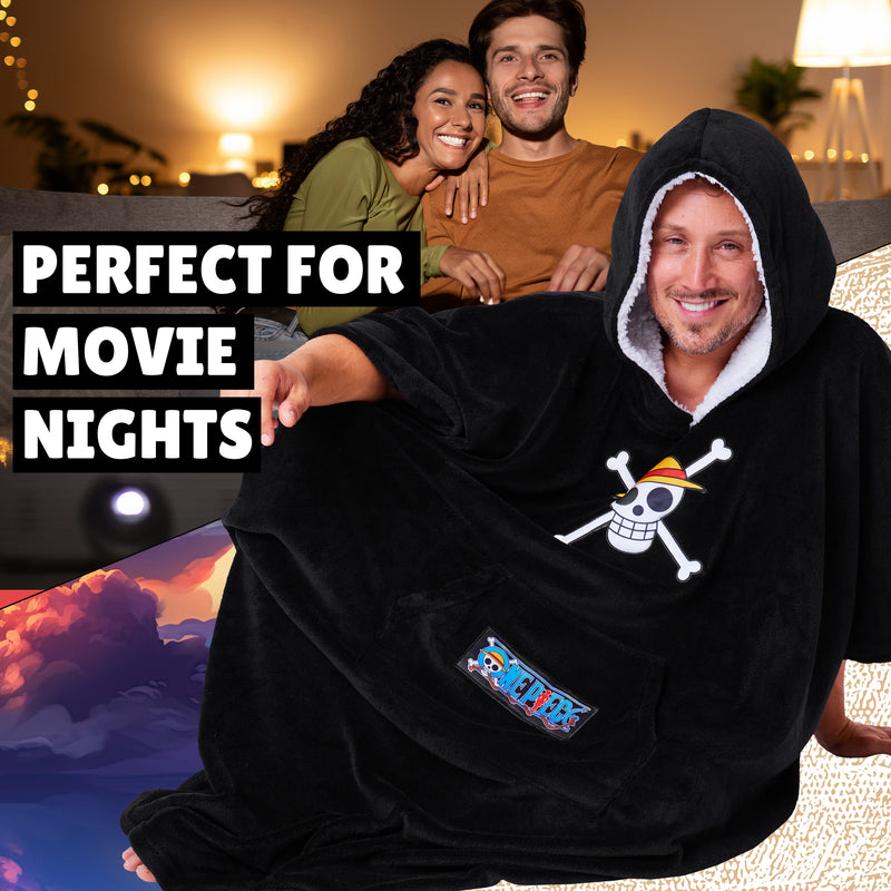One Piece Hoodie Blanket for Adults and Teenagers - Get Trend