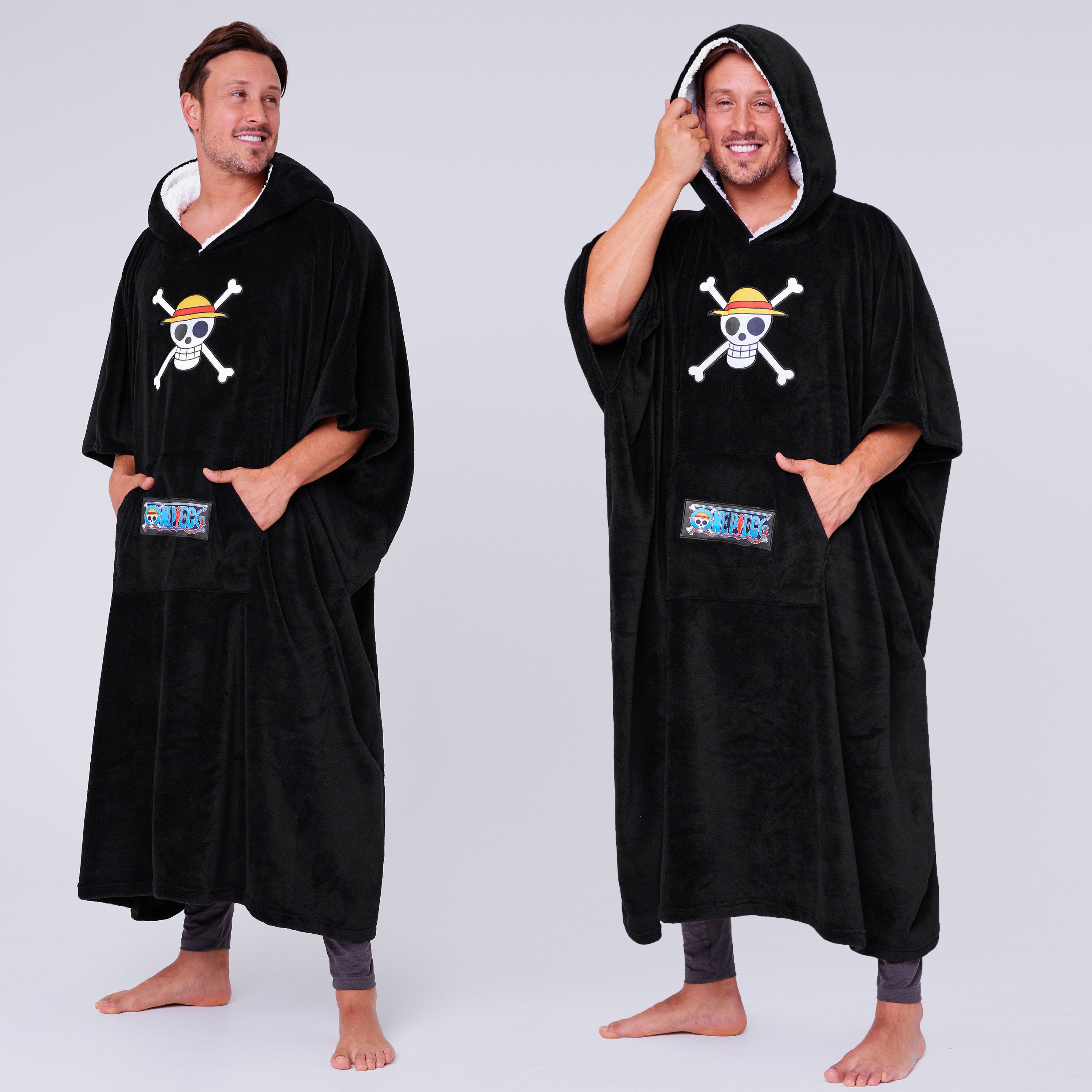 One Piece Hoodie Blanket for Adults and Teenagers Cosy Oversized Wearable Blanket - Get Trend