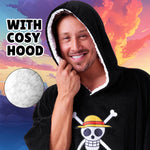 One Piece Hoodie Blanket for Adults and Teenagers Cosy Oversized Wearable Blanket - Get Trend