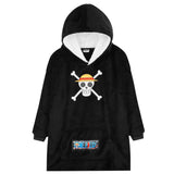 One Piece Fleece Hoodie Blanket for Boys & Teenagers - Get Trend