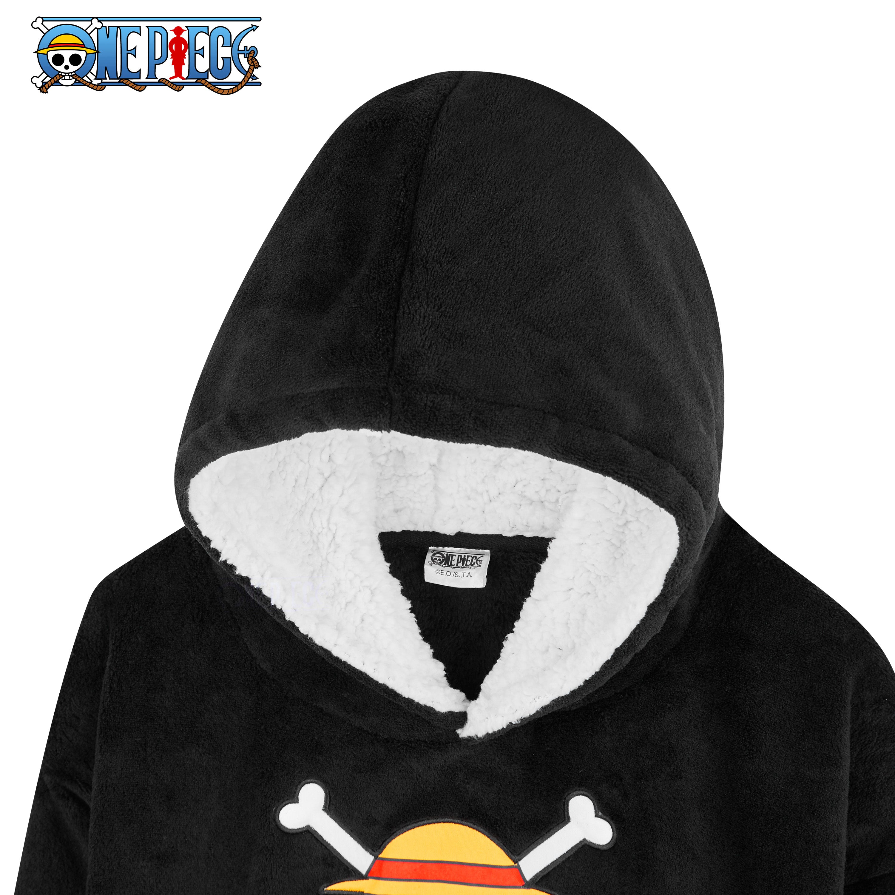 One Piece Fleece Hoodie Blanket for Boys & Teenagers - Get Trend