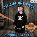 One Piece Fleece Hoodie Blanket for Boys Teenagers - One Size Kids Oversized Hoodie - Get Trend