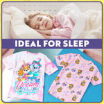 Paw Patrol PJs for Girls Pack of 2 Short Sleeve Pyjamas Set for Kids Toddlers Everest Skye Lounge Sets Nightwear Soft Comfy Sleepwear Gifts for Girls - Get Trend