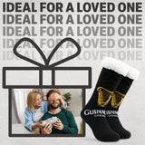 Guinness Gifts for Men Slipper Socks, Warm Fluffy Non Slip Bed Socks Gifts for Boyfriend Husband Irish Gifts