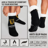 Guinness Gifts for Men Slipper Socks, Warm Fluffy Non Slip Bed Socks Gifts for Boyfriend Husband Irish Gifts