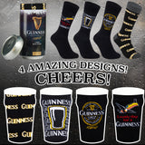 Guinness Socks Pack of 4 Calf Length Soft Funny Socks for Men Adults Gifts for Boyfriend Husband