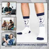 Tottenham Hotspur F.C. Socks for Men, 4 Pack Breathable Socks Supporters' Gear