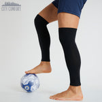 Football Sock Sleeves for Men and Teenagers - Leg Warmers Shin Guard Sleeves - Get Trend