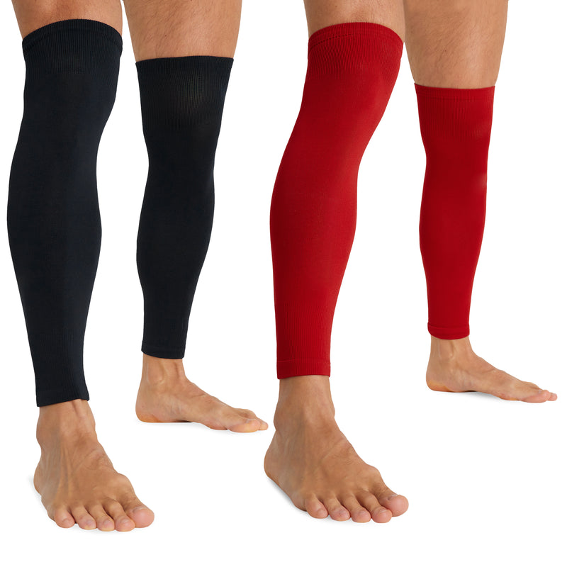 Football Sock Sleeves for Men and Teenagers - Shin Guard Sleeves - Pack of 2 - Get Trend