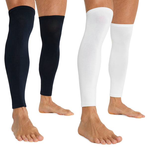 Football Sock Sleeves for Men and Teenagers - Shin Guard Sleeves - Pack of 2 - Get Trend