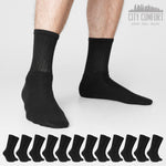 CityComfort Mens Socks - Pack of 12 Crew Socks for Men - Get Trend