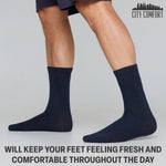 CityComfort Calf Socks for Men and Teenagers - Pack of 12 - Get Trend