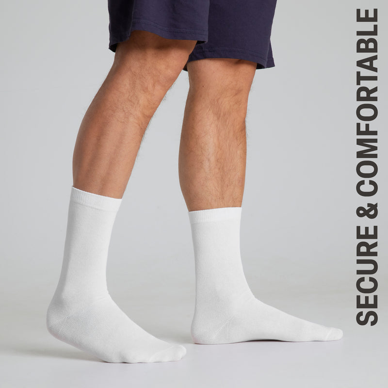 CityComfort Calf Socks for Men and Teenagers - Pack of 12