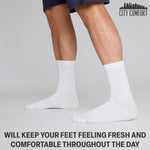 CityComfort Calf Socks for Men and Teenagers - Pack of 12 - Get Trend