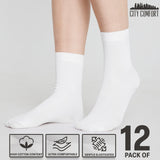 CityComfort Calf Socks for Women and Teenagers - Pack of 12 - Get Trend