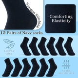 CityComfort Boys Calf Socks - Pack of 12 - Get Trend