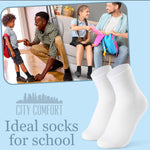 CityComfort Boys Calf Socks - Pack of 12 - Get Trend